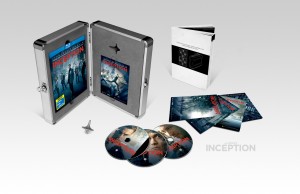 limited edition Blu-ray briefcase plus Triple Play and DVD releases of Inception