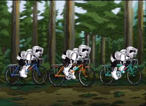 Star Wars Scout Troopers On Pushbikes, Family Guy