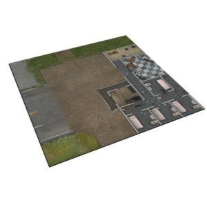 The Walking Dead Prison Grounds Play Mat
