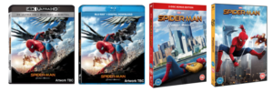Spiderman 4k DVD Blu Ray Covers
