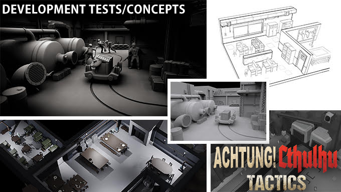 Achtung! Cthulhu Tactics - Action/RPG Video Game Test Render Montage