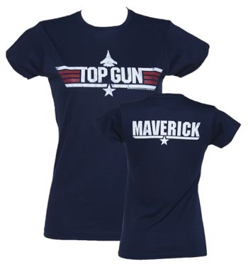 Women's Navy Top Gun Maverick T-Shirt