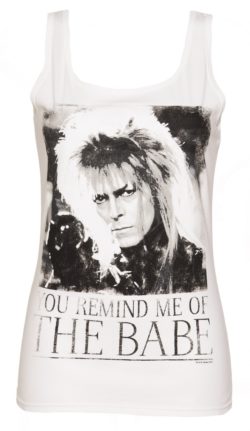 Women's White You Remind Me Of The Babe Bowie Labyrinth Vest