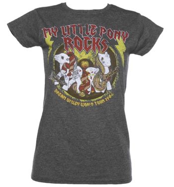 Women's My Little Pony Rocks Dark Heather T-Shirt