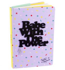 Babe With The Power A5 Notebook from Tatty Devine