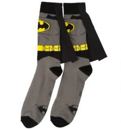 Batman Crew Socks With Cape