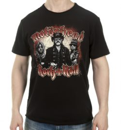 Black Motorhead Chains T-Shirt from Amplified