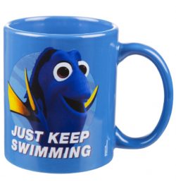 Blue Just Keep Swimming Finding Dory Mug