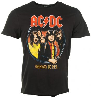 Black AC/DC Highway To Hell T-Shirt from Amplified