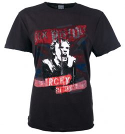 Charcoal Sex Pistols Anarchy In The UK T-Shirt from Amplified