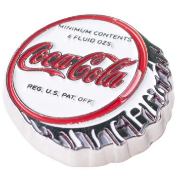 Coca-Cola Coke Bottle Cap Enamel Pin Badge from Hype