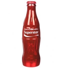 Coca-Cola Share A Coke With A Superstar Full Size Contour Bottle