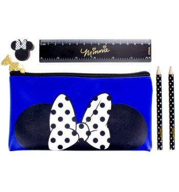 Disney Minnie Mouse Pencil Case With Stationery Set