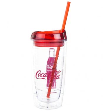 Double Walled Coca-Cola Acrylic Cup