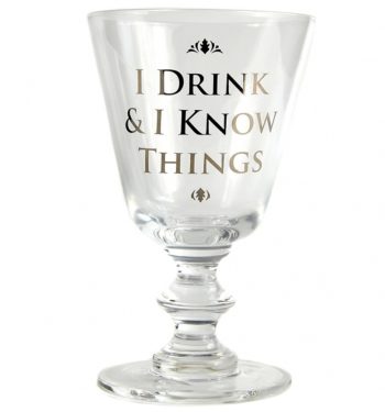 Game Of Thrones I Drink And I Know Things Boxed Wine Glass