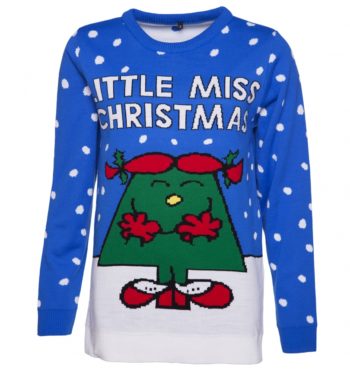 EXCLUSIVE Women's Little Miss Christmas Knitted Jumper