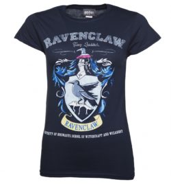 Women's Navy Harry Potter Ravenclaw Team Quidditch T-Shirt