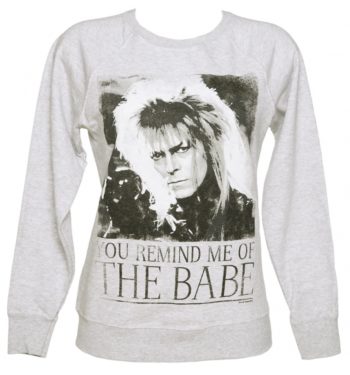 Women's You Remind Me Of The Babe Bowie Labyrinth Sweater