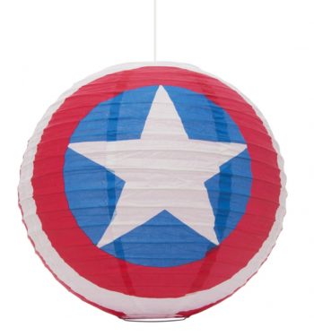 Marvel Comics Captain America Shield Paper Lampshade