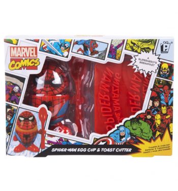 Marvel Comics Spider-Man Egg Cup and Toast Cutter