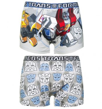 Men's 2pk Transformers Boxer Shorts