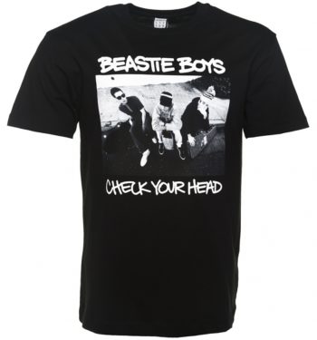 Men's Black Beastie Boys Check Your Head T-Shirt from Amplified