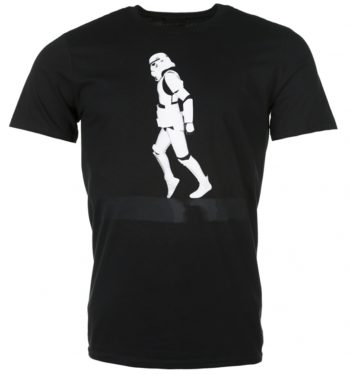 Men's Black Moonwalker Stormtrooper T-Shirt