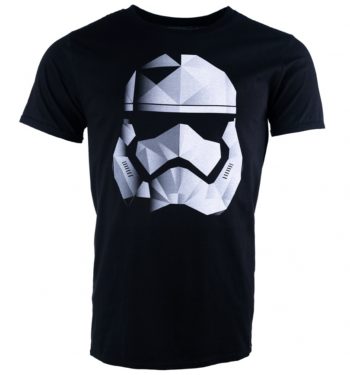 Men's Black Star Wars Geo Stormtrooper T-Shirt