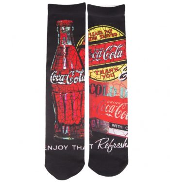 Men's Coca-Cola Photo Print Socks