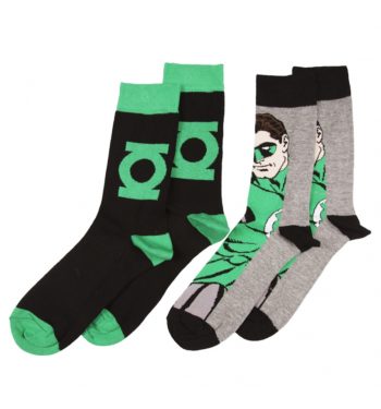 Men's DC Comics Green Lantern Pack Of 2 Socks