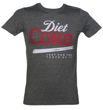 Men's Diet Coke Just For The Taste Of It Dark Grey T-Shirt