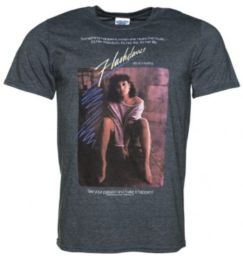 Men's Flashdance Movie Poster Dark Heather T-Shirt