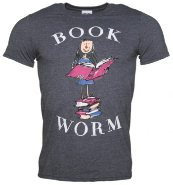 Men's Roald Dahl Matilda Book Worm T-Shirt