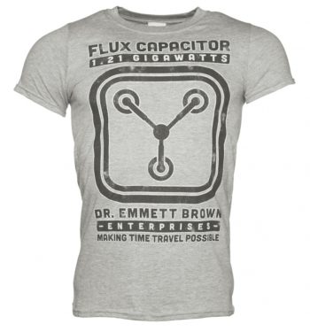 Men's Schematic Back To The Future Flux Capacitor T-Shirt