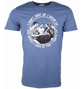 Men's Stand By Me Throw Up Indigo Blue T-Shirt