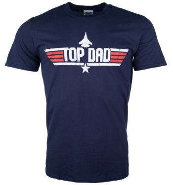 Men's Top Dad Navy T-Shirt