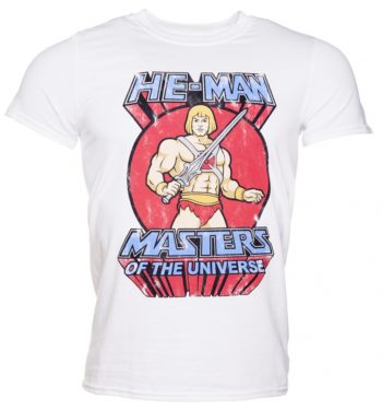 Men's White Classic He-Man T-Shirt