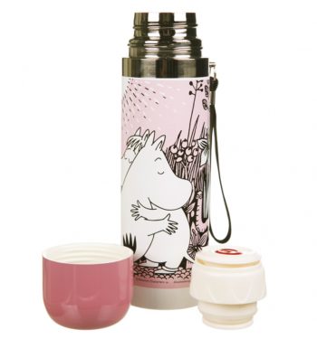 Pink Moomins Love Thermal Flask from Disaster Designs