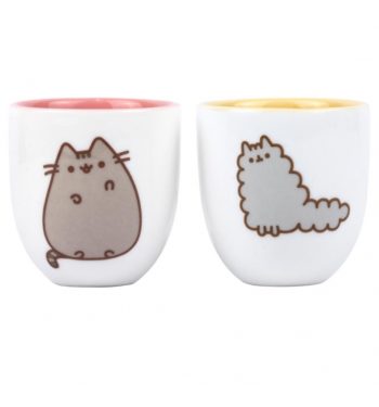 Pusheen and Stormy Set of 2 Egg Cups