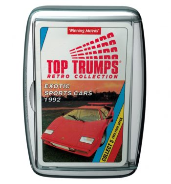 Retro Sports Cars Top Trumps Card Game