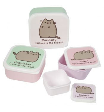 Set Of Four Pusheen Snack Boxes