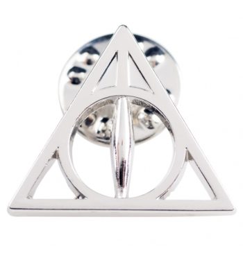 Silver Plated Harry Potter Deathly Hallows Pin Badge