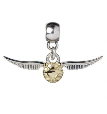 Silver Plated Harry Potter Golden Snitch Slider Charm