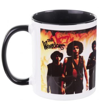 The Warriors Movie Poster Black Handle Mug