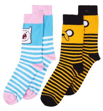 Women's 2pk Adventure Time Socks