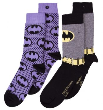 Women's 2pk Batman Logo Socks