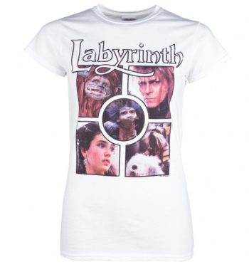 Women's Labyrinth Character Collection White T-Shirt