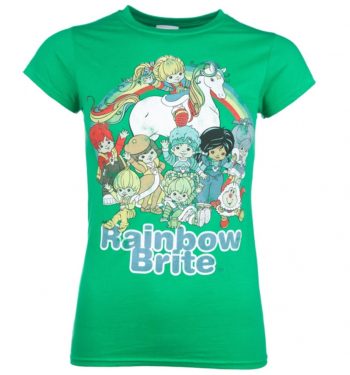 Women's Rainbow Brite And The Colour Kids Green T-Shirt