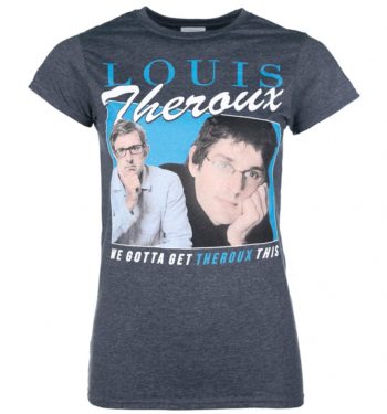 Women's Retro Louis Theroux Dark Heather T-Shirt