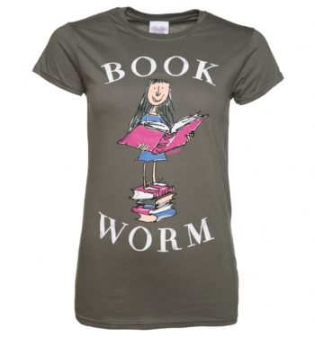 Women's Roald Dahl Matilda Book Worm T-Shirt